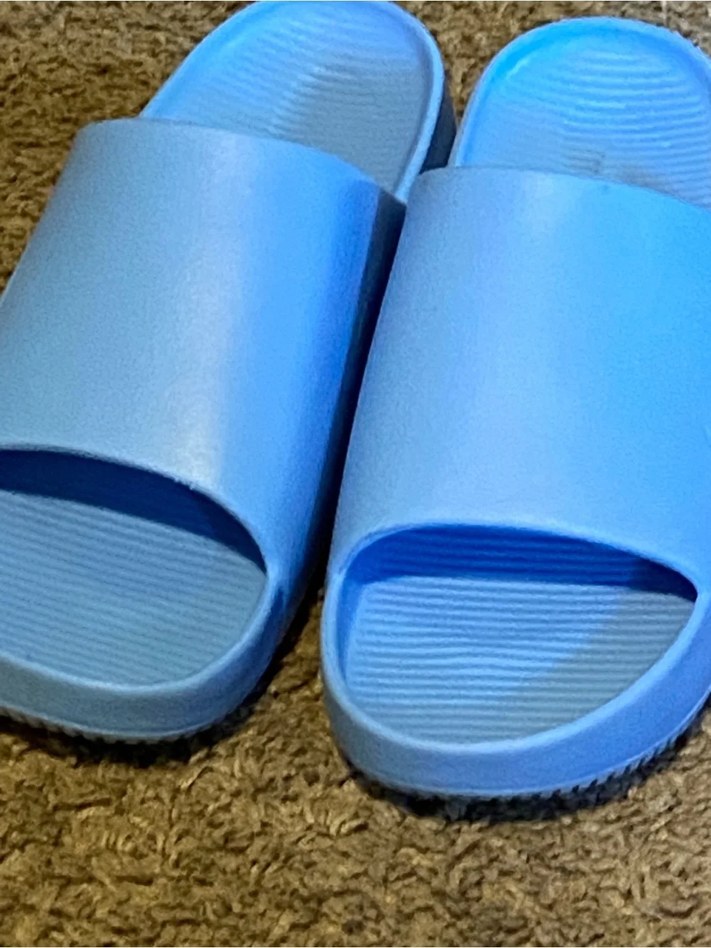 Nike Light Blue Slide Sandals